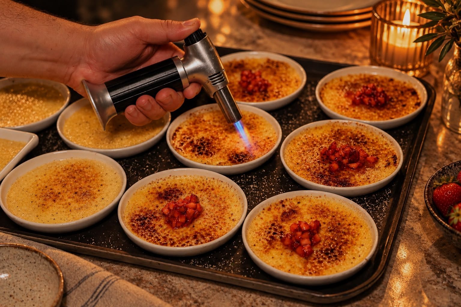 Crème brûlée at ALSA