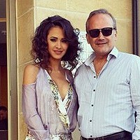A celebrity guest at Monte Cassino