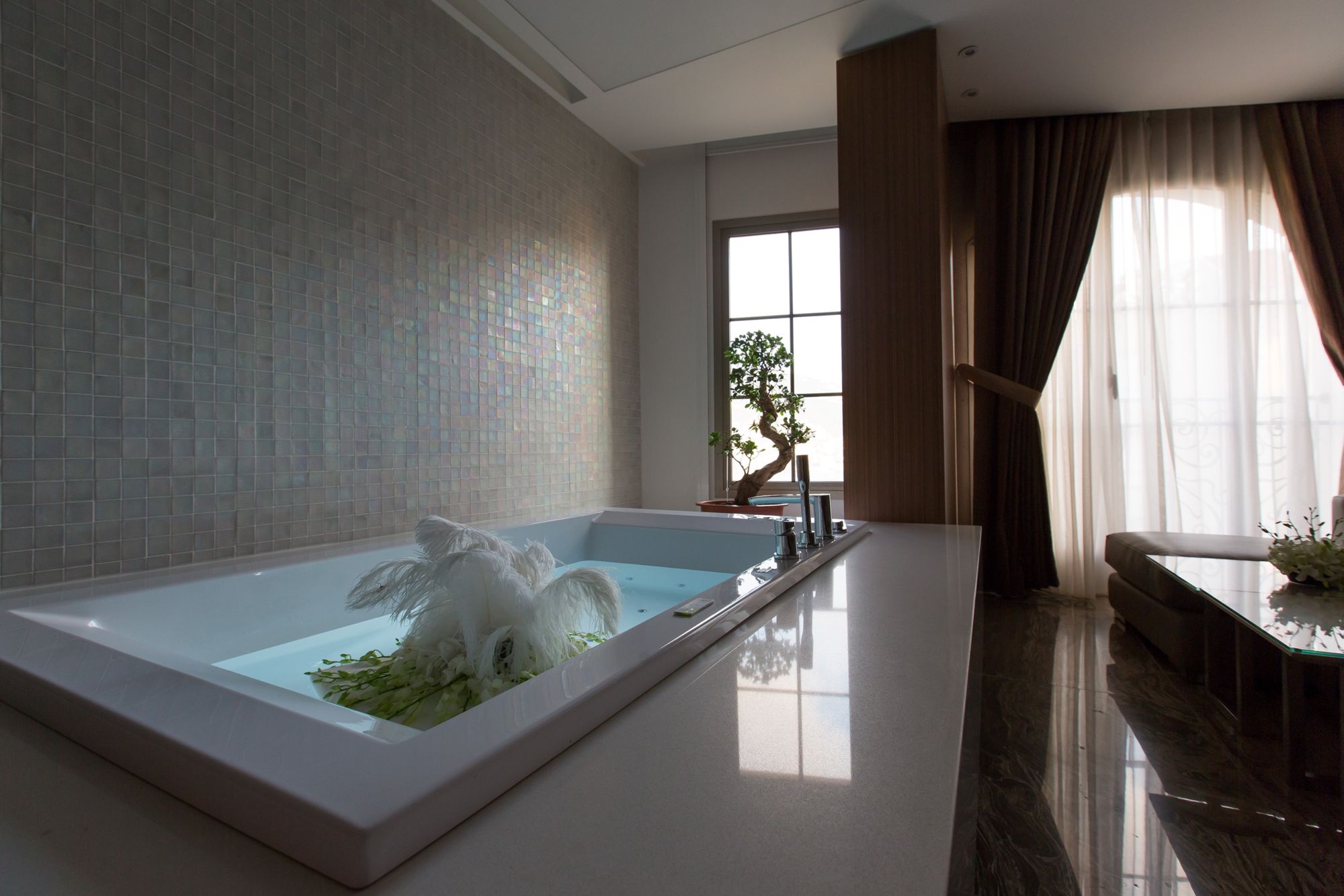 Honeymoon jacuzzi suite